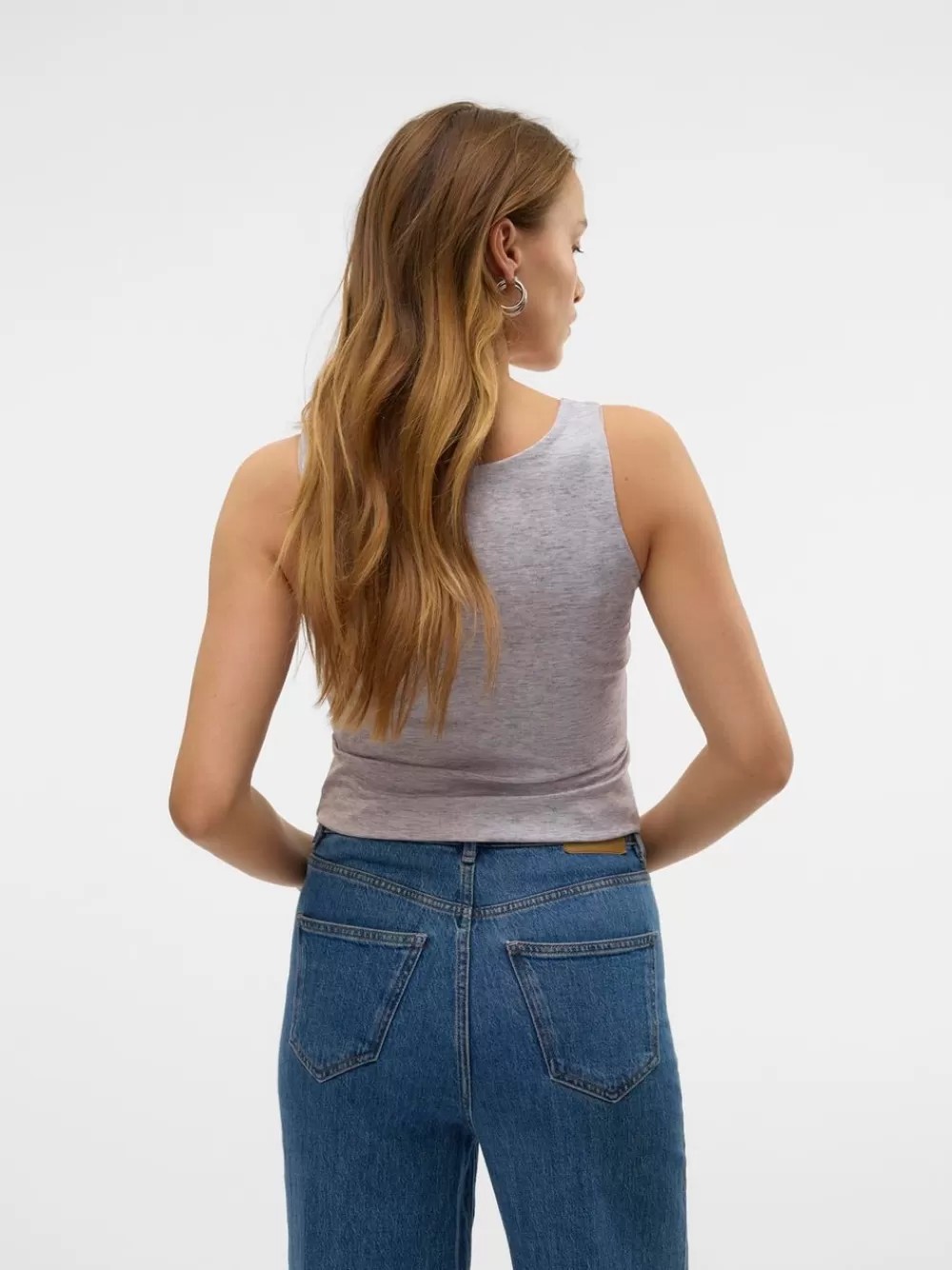 VERO MODA VMMILLION Topit Super Light Grey Melange Store