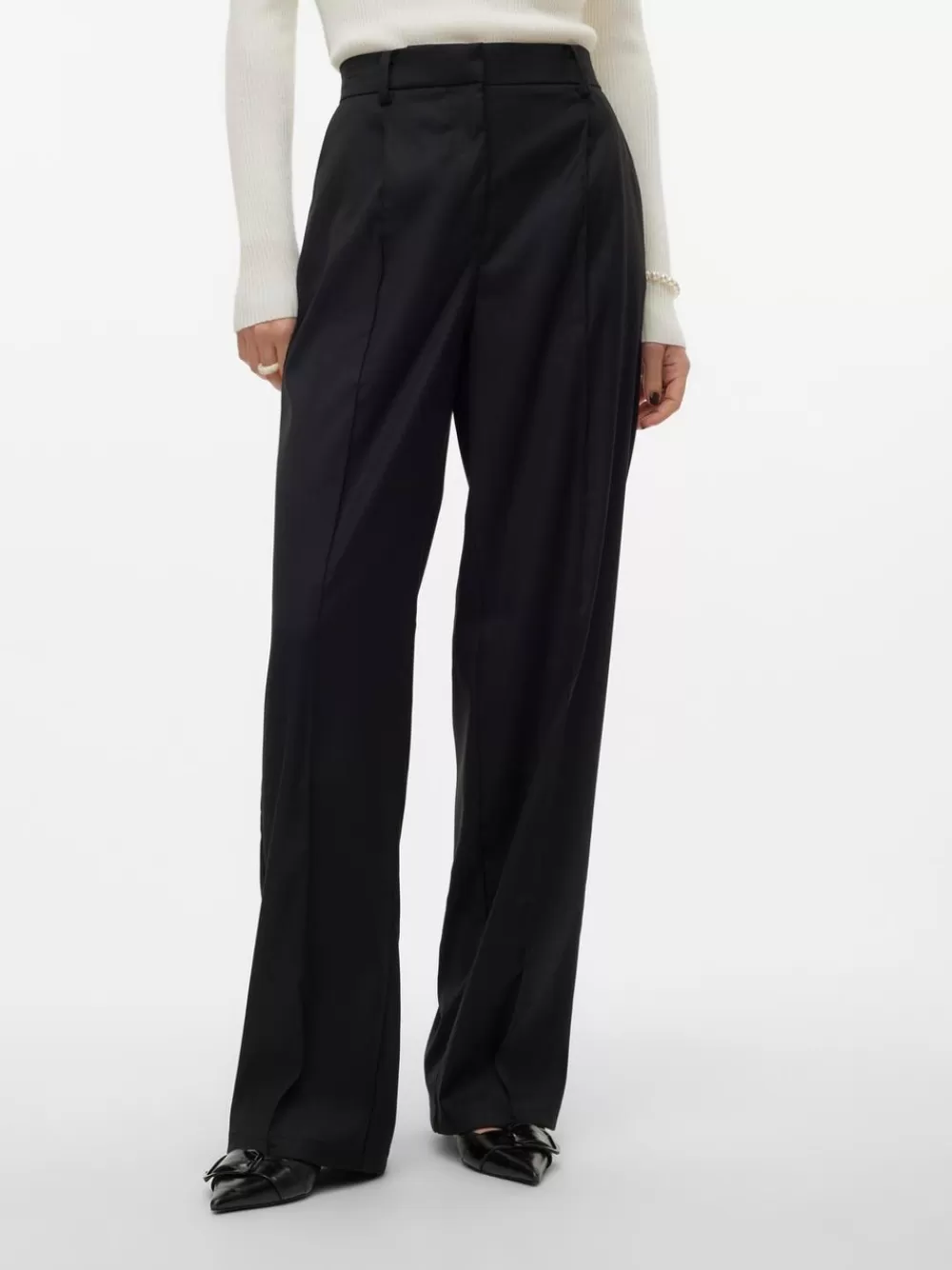 VERO MODA VMMIRALEA Normaali vyötärö Housut Black Store