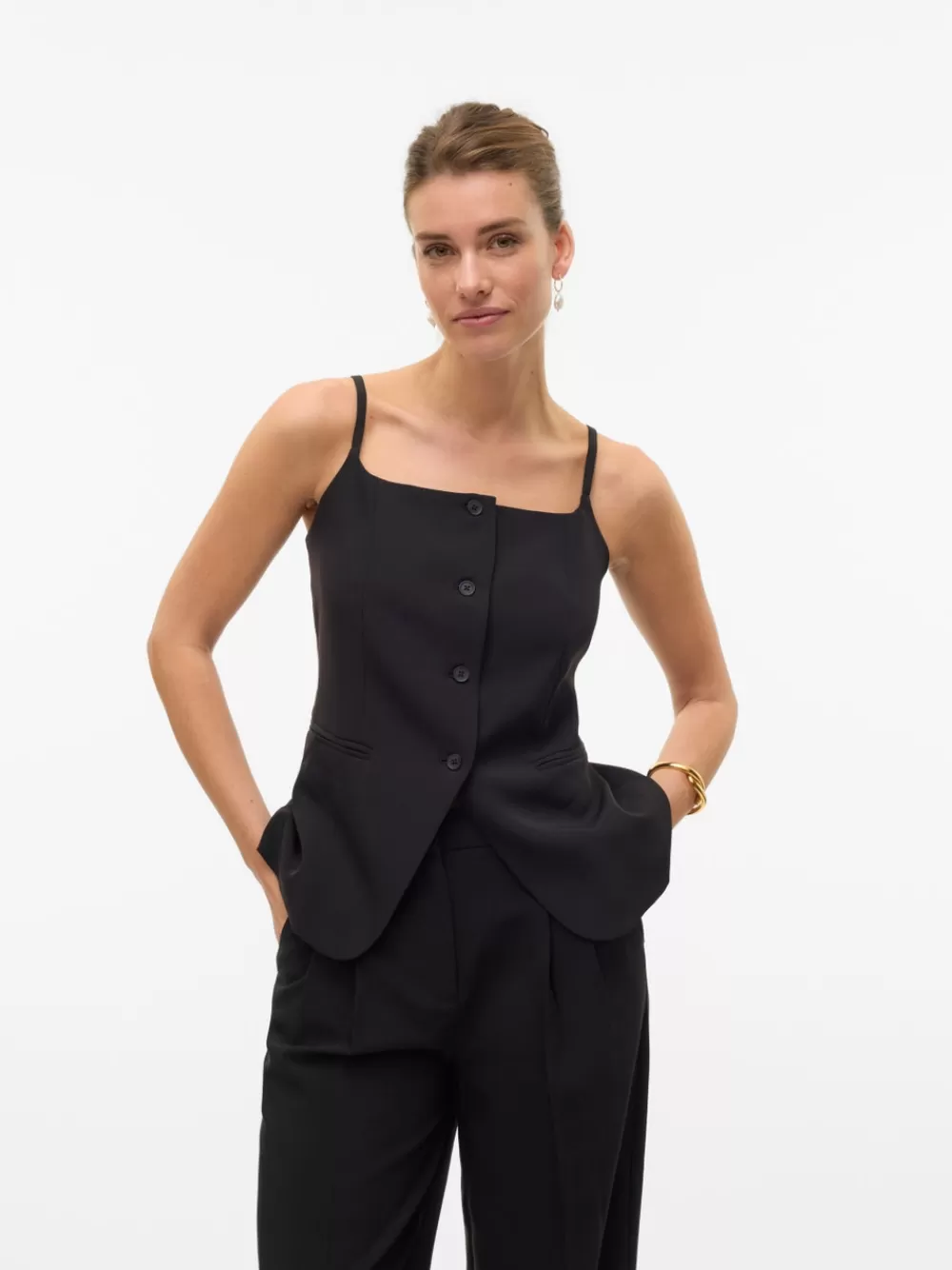 VERO MODA VMMISCHA Tyylikkäät liivit Black Clearance
