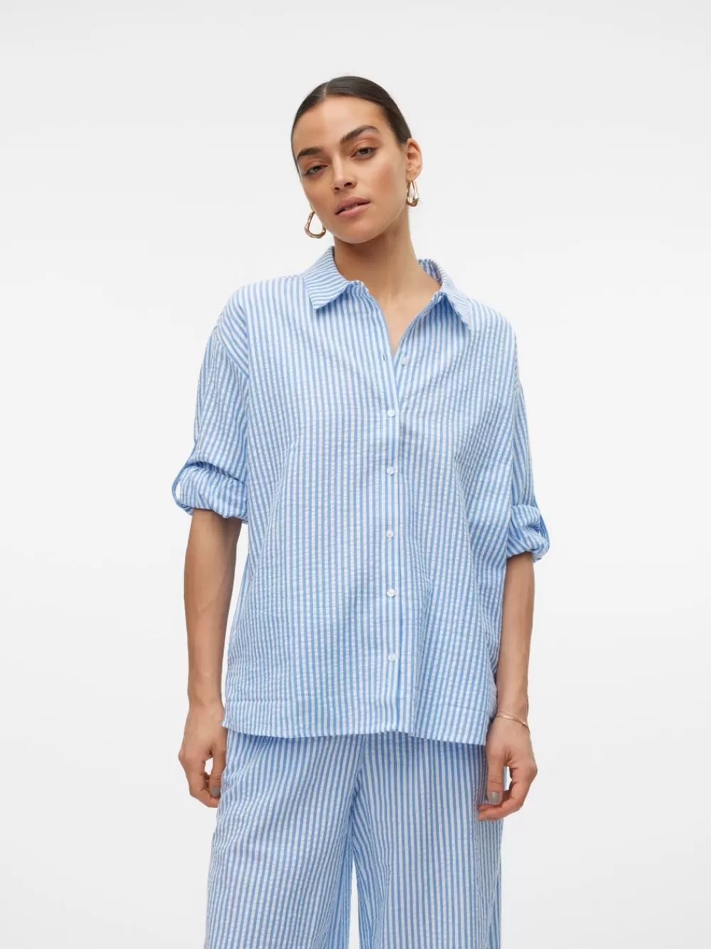 VERO MODA VMMOLLY Paidat Vista Blue Flash Sale