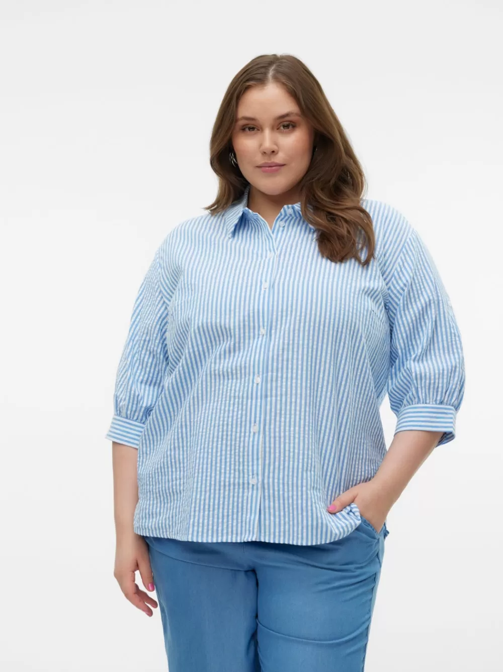 VERO MODA VMMOLLY Paidat Vista Blue Shop