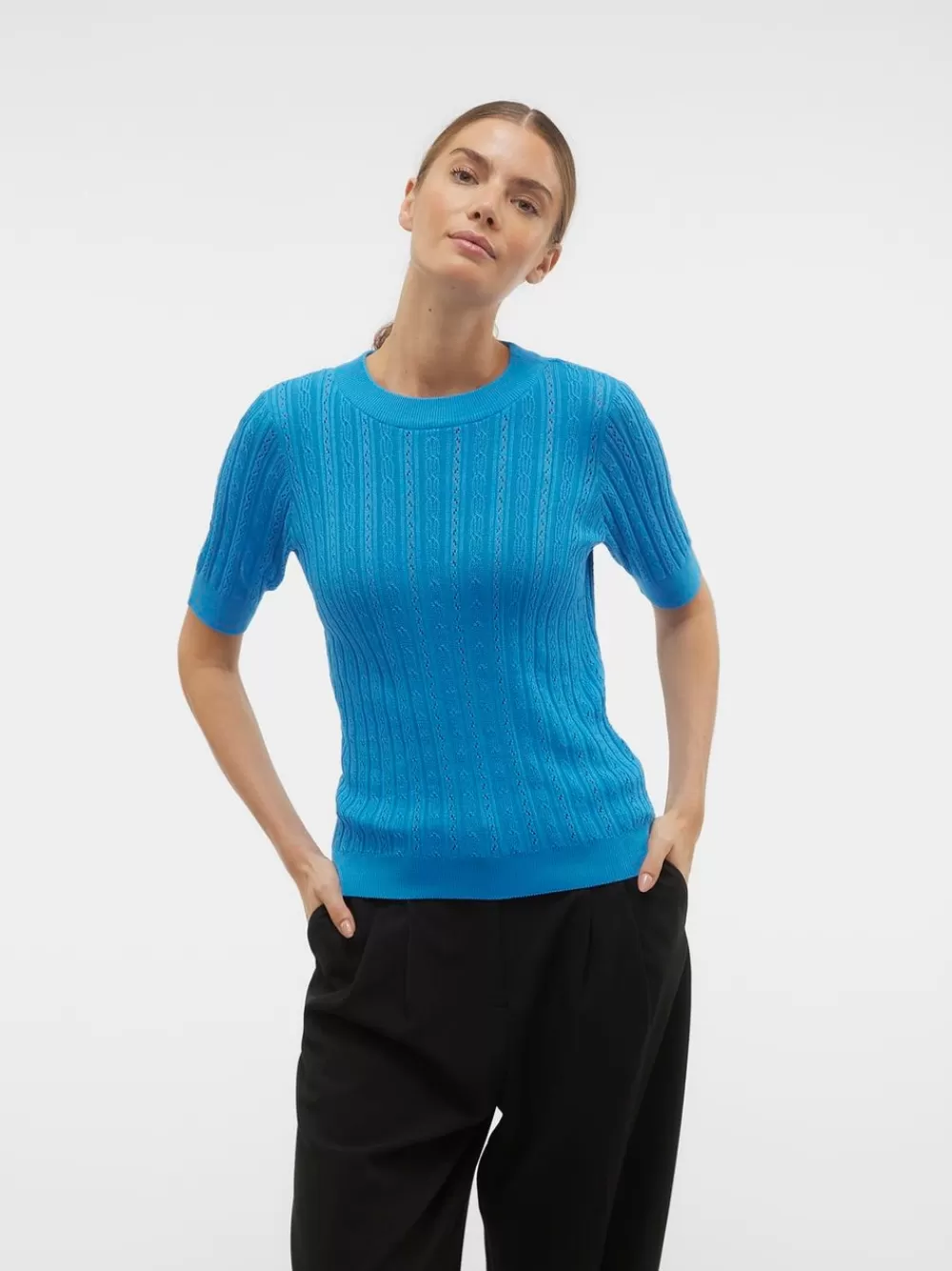 VERO MODA VMMORENA Neulepuserot Ibiza Blue Fashion