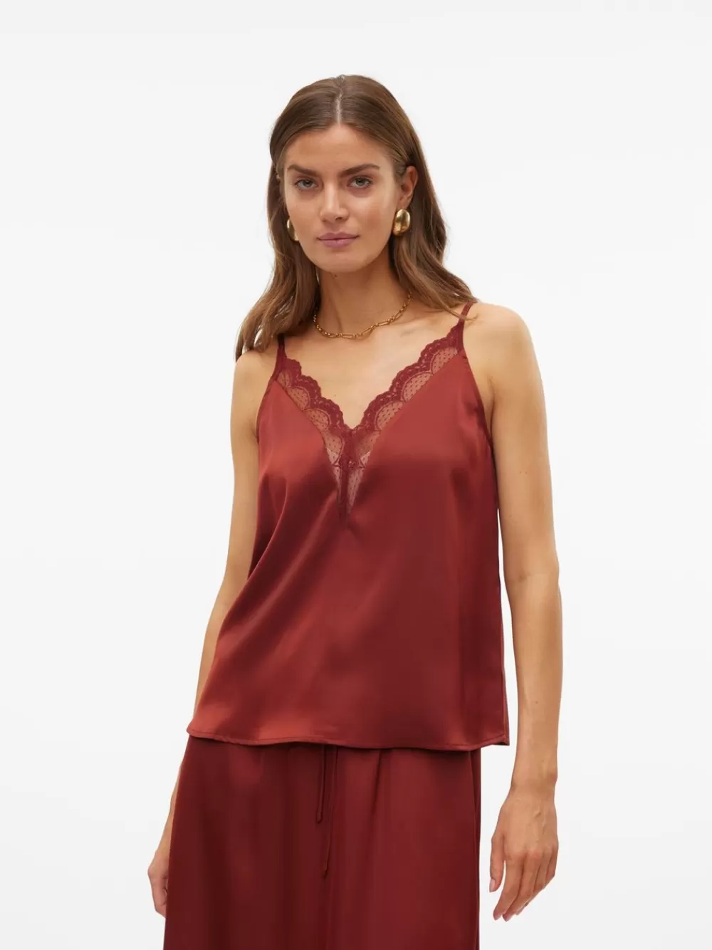VERO MODA VMMOSIA Topit Fired Brick Hot