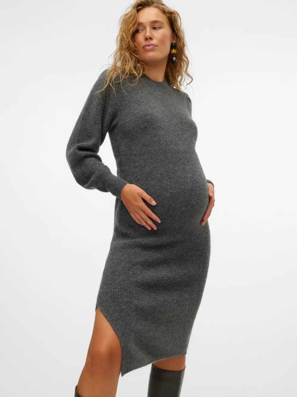 VERO MODA VMMVILLA Dark Grey Melange Discount