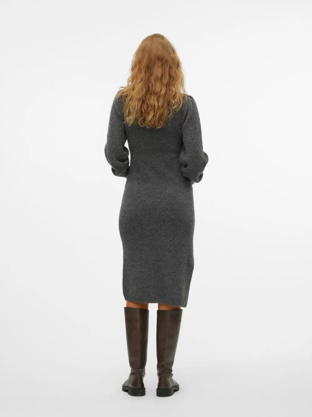 VERO MODA VMMVILLA Dark Grey Melange Discount