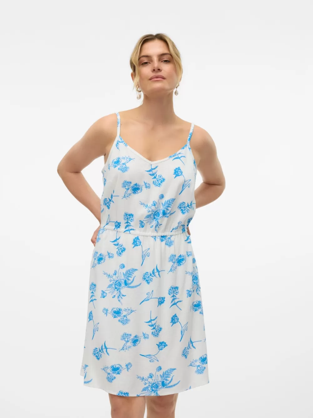 VERO MODA VMMYMILO Lyhyt mekko Ibiza Blue Store
