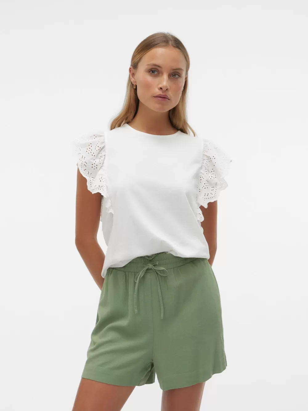 VERO MODA VMMYMILO Shortsit Hedge Green Best Sale