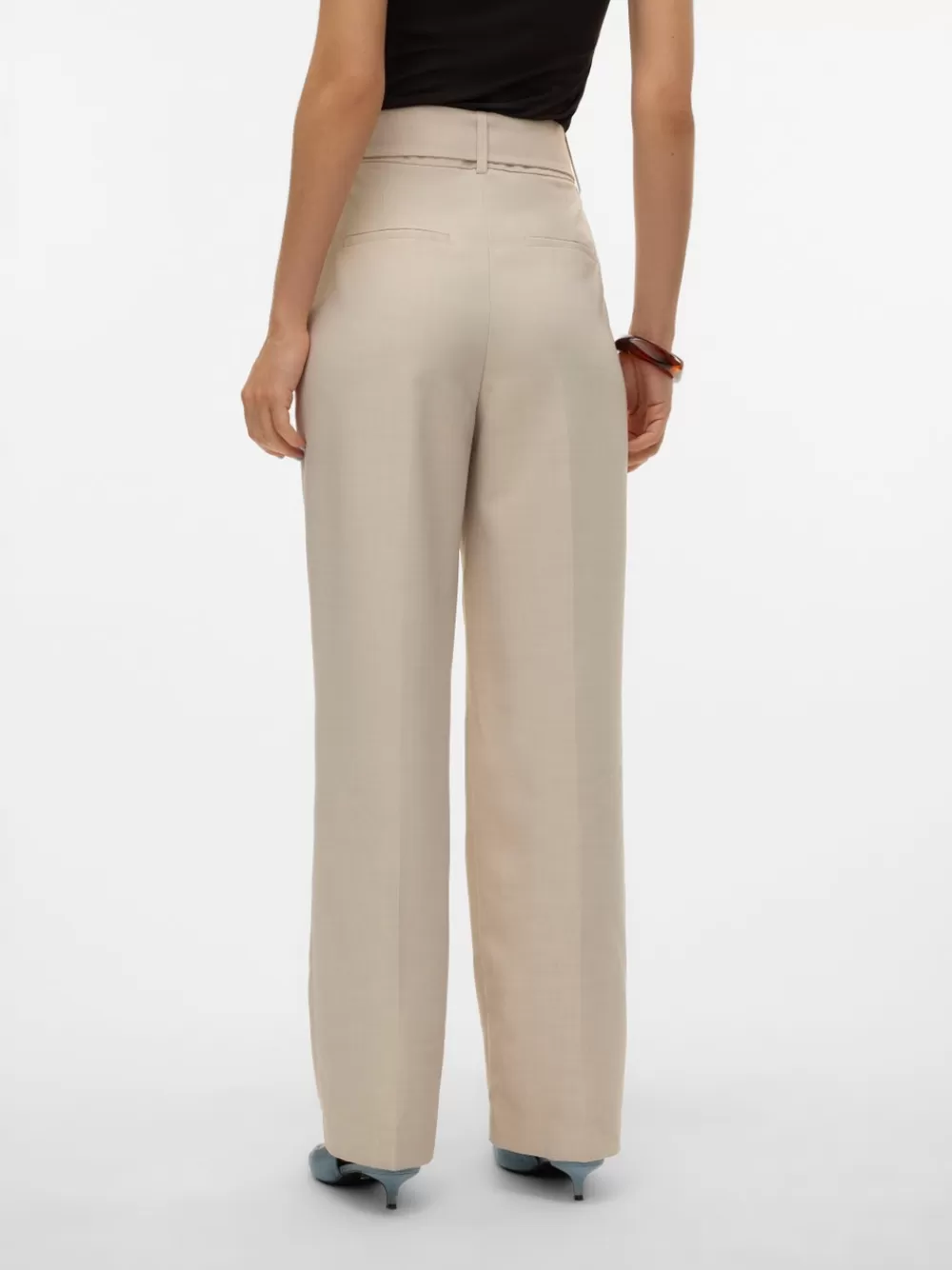 VERO MODA VMNANCY Korkea vyötärö Housut Silver Lining Shop