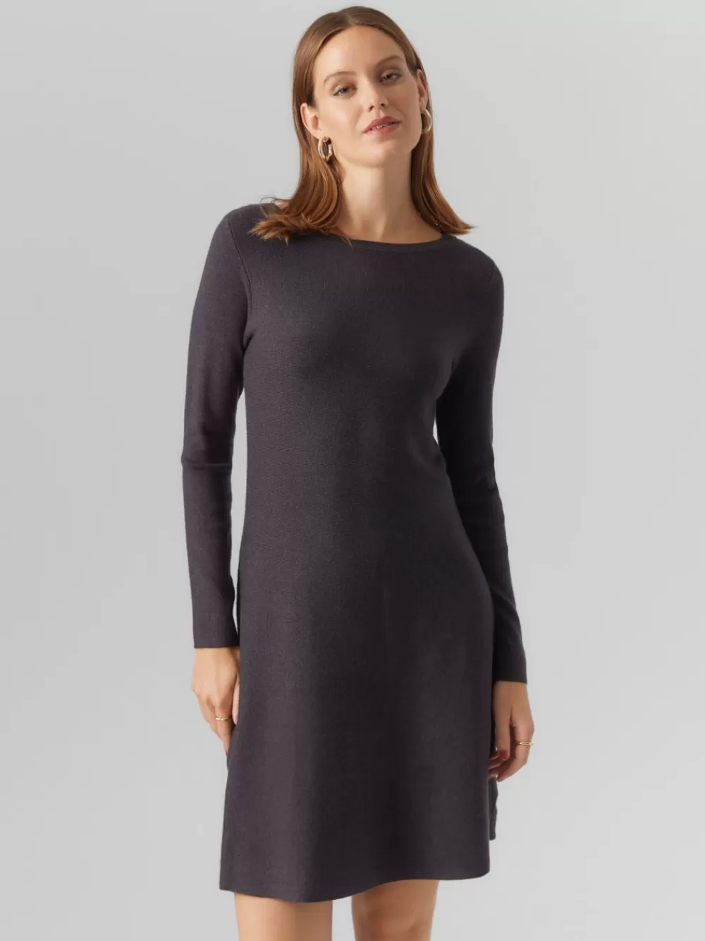 VERO MODA VMNANCY Lyhyt mekko Dark Grey Melange Discount