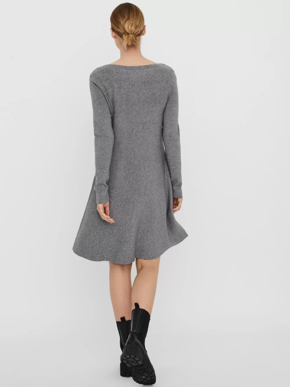 VERO MODA VMNANCY Lyhyt mekko Medium Grey Melange Cheap