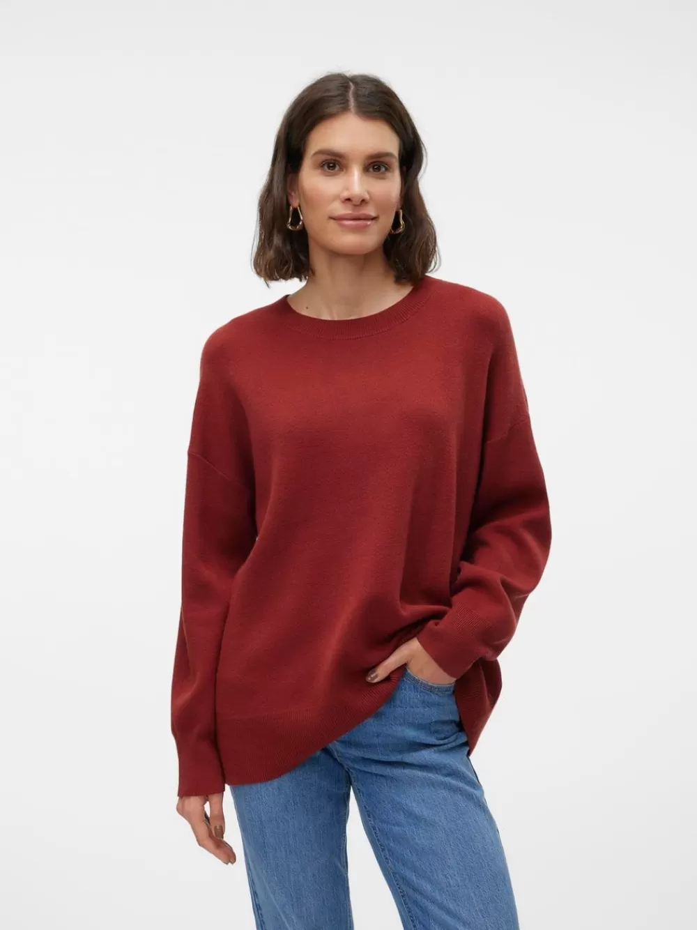 VERO MODA VMNANCY Neulepuserot Fired Brick Best