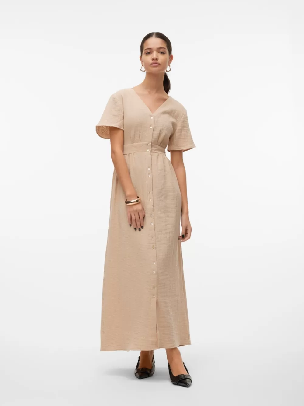 VERO MODA VMNATALI Pitkä mekko Irish Cream Best