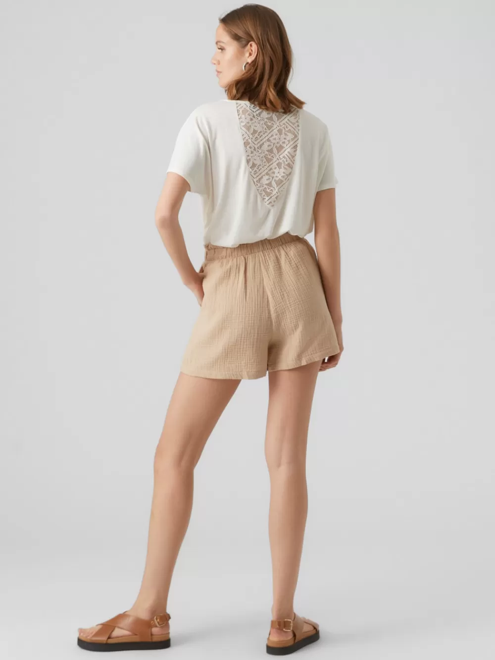 VERO MODA VMNATALI Shortsit Irish Cream Hot