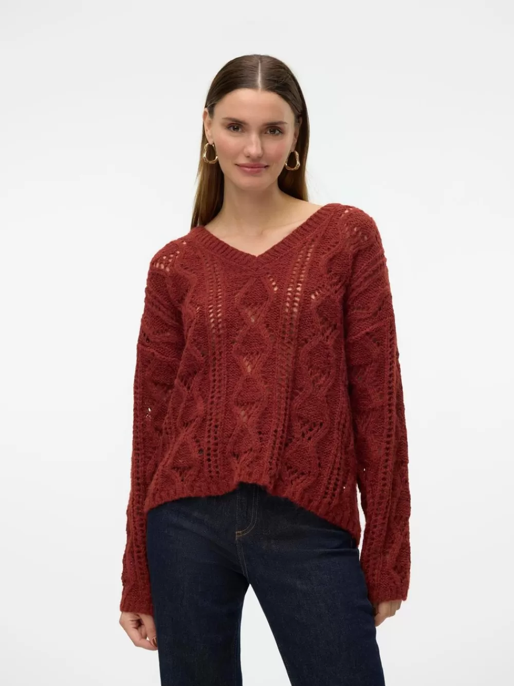VERO MODA VMNEWERINSTRUCTURE Neulepuserot Fired Brick Store
