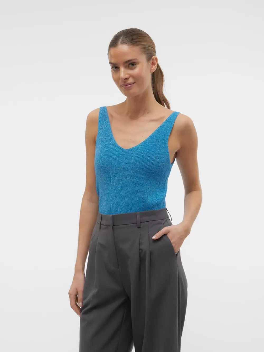 VERO MODA VMNEWLEXSUN Neulepuserot Ibiza Blue Discount