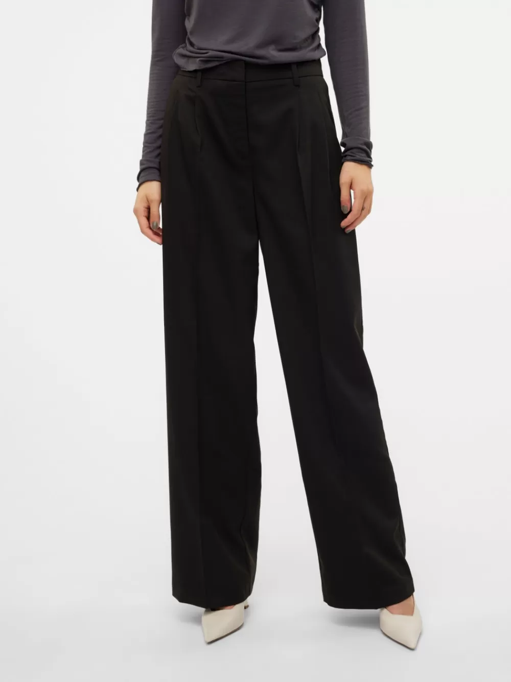VERO MODA VMNILA Suorat housut Black Fashion