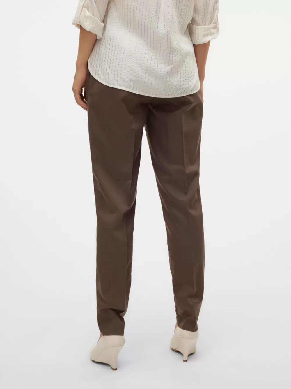 VERO MODA VMNILA Suorat housut Chocolate Brown Cheap