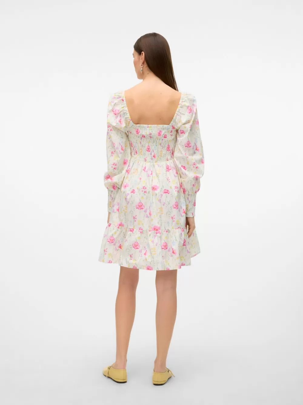 VERO MODA VMNOMIA Lyhyt mekko Bright White Clearance