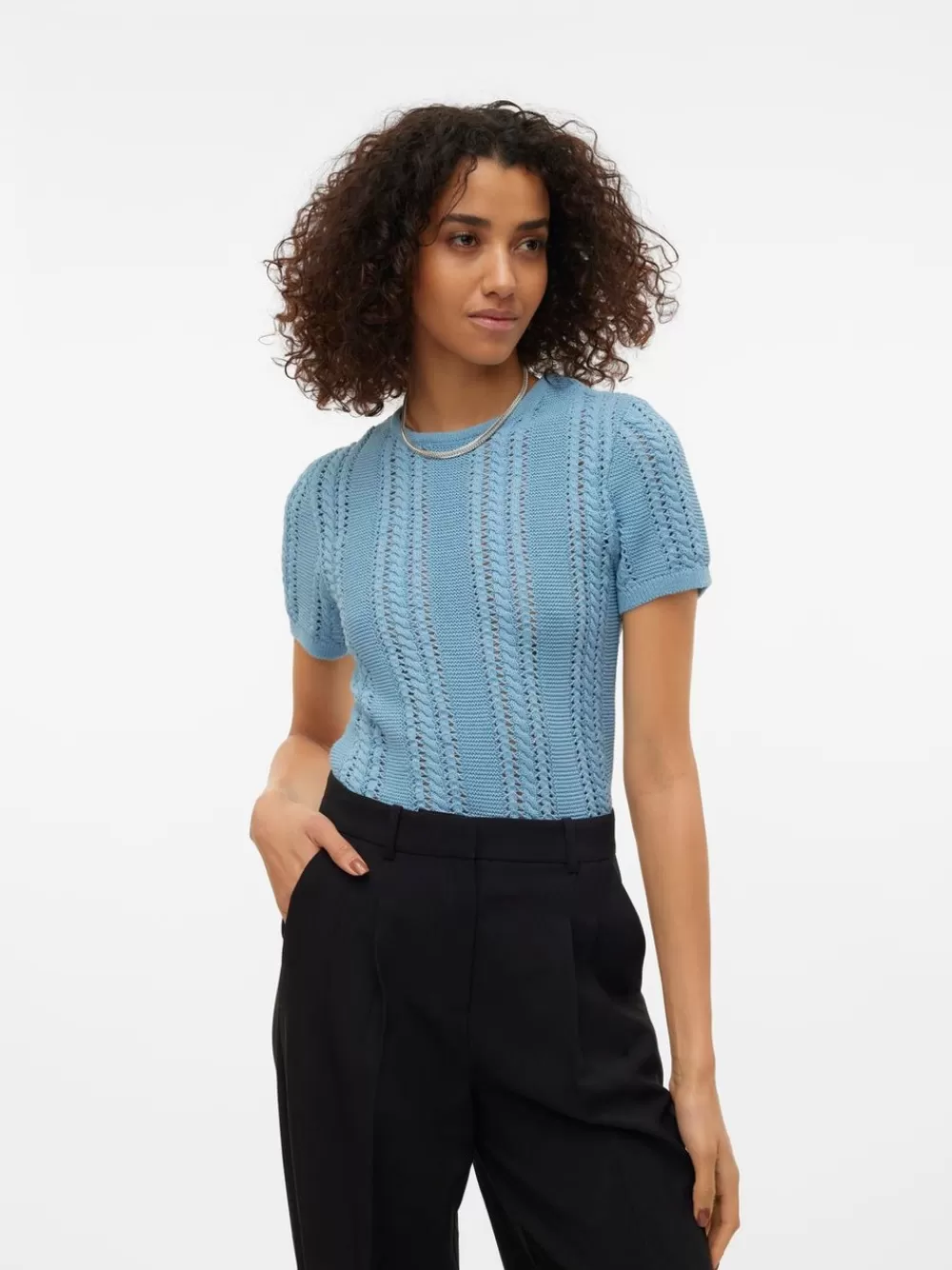 VERO MODA VMNORA Neulepuserot Dusk Blue Flash Sale