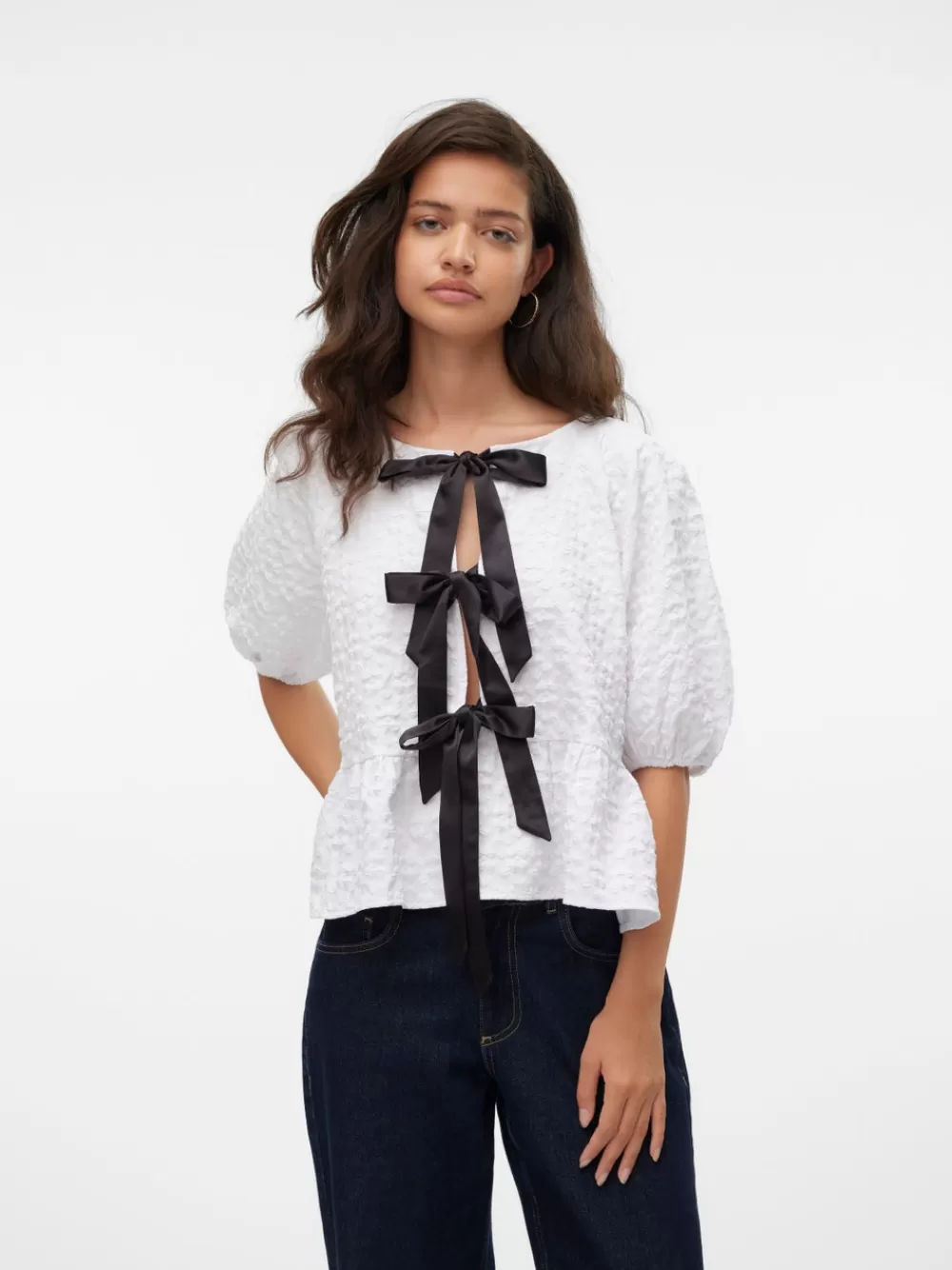 VERO MODA VMOFELIA Topit Bright White Store