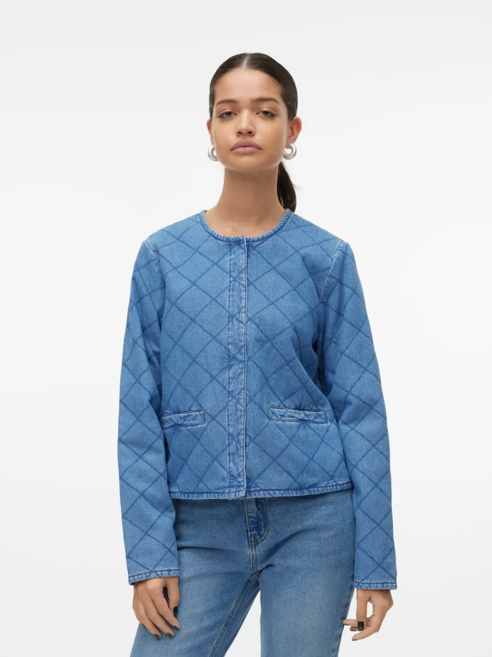 VERO MODA VMOLIVE Farkkutakki Medium Blue Denim Best