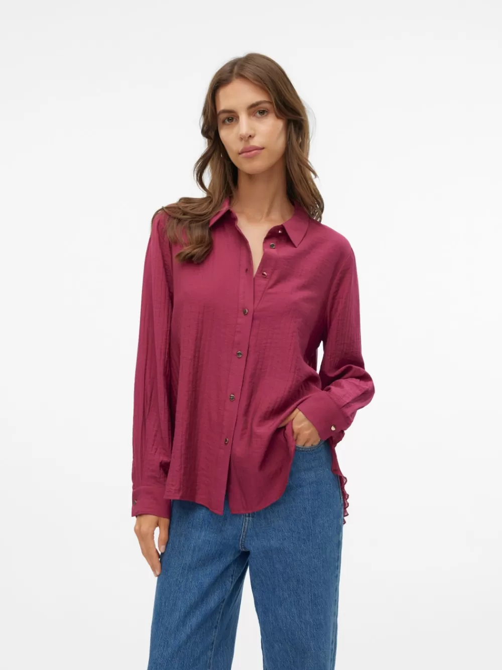 VERO MODA VMOMILA Paidat Red Plum Online
