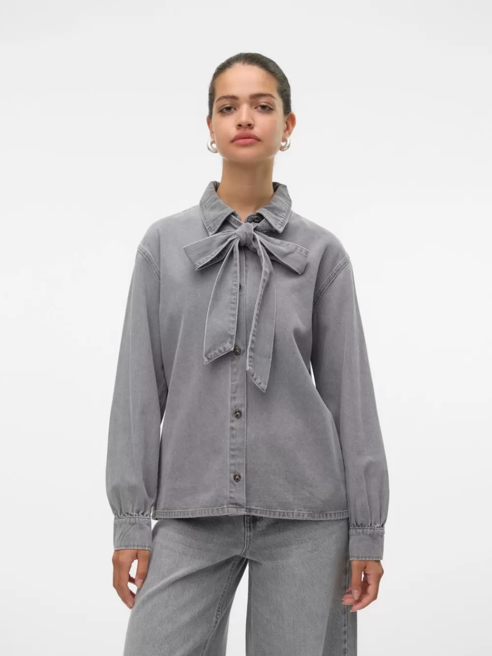 VERO MODA VMPAIGE Farkkupaita Light Grey Denim Outlet