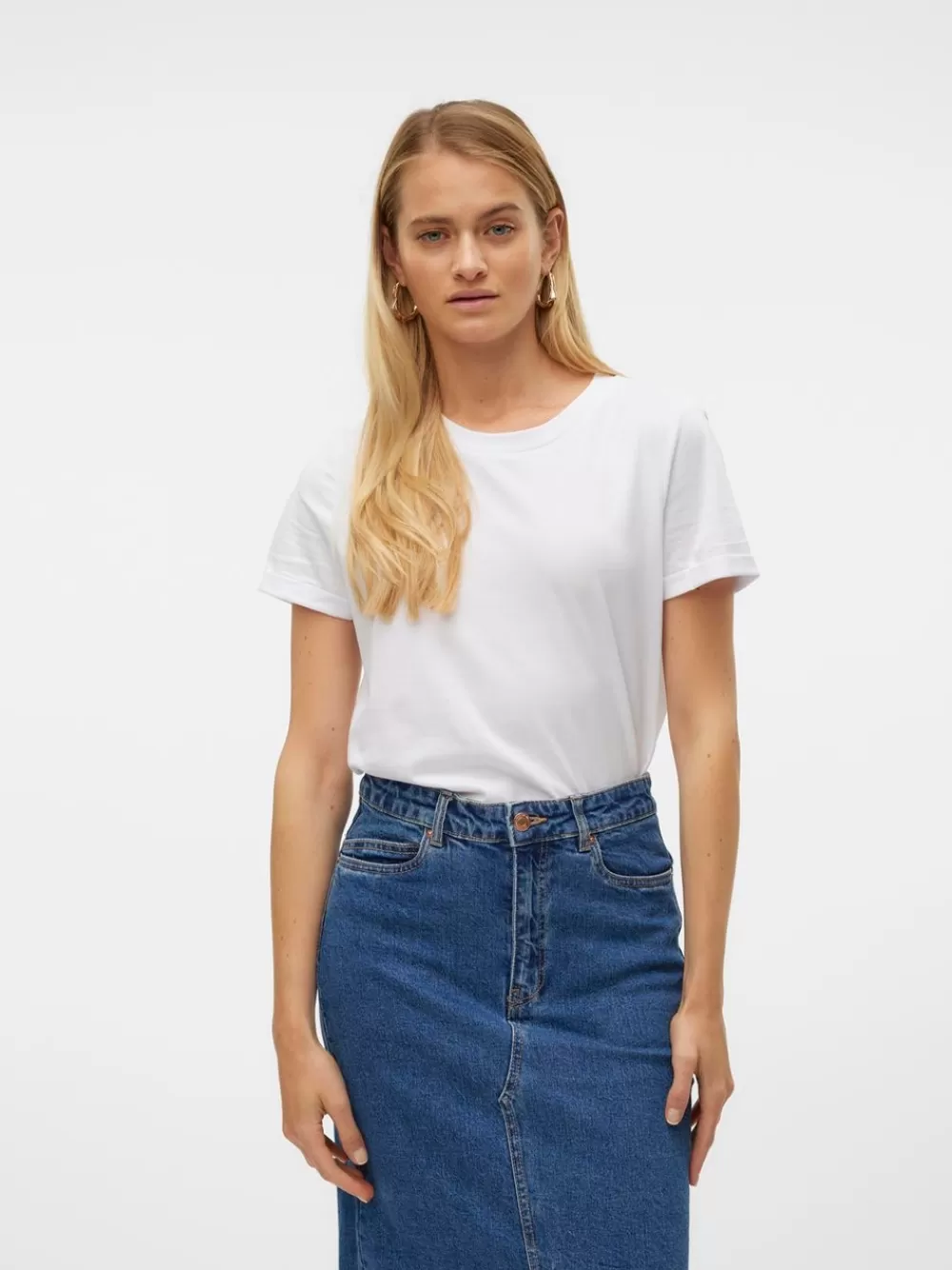 VERO MODA VMPAULA T-paidat Bright White New