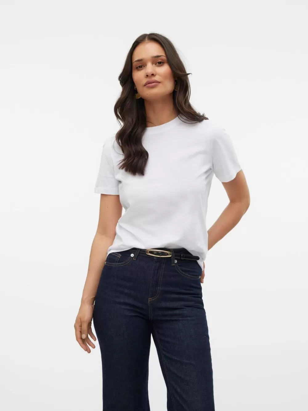 VERO MODA VMPAULINA T-paidat Bright White Cheap
