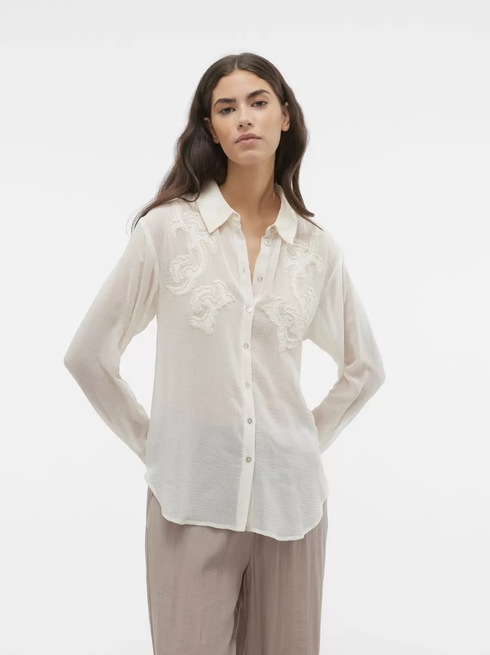 VERO MODA VMPEARL Paidat Birch Sale