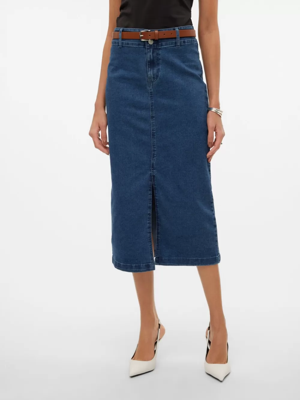 VERO MODA VMPEYTON Midihame Dark Blue Denim Cheap