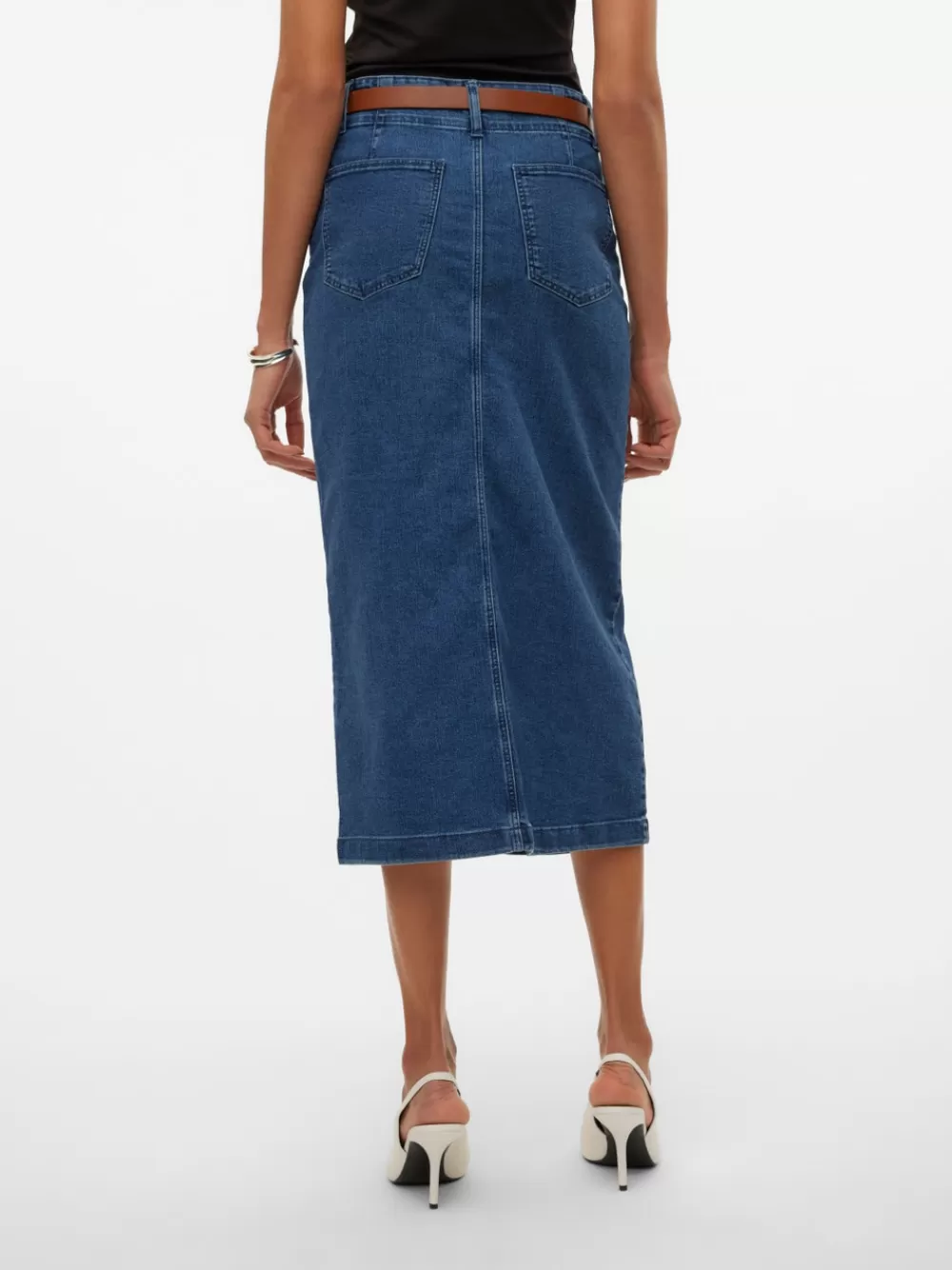 VERO MODA VMPEYTON Midihame Dark Blue Denim Cheap