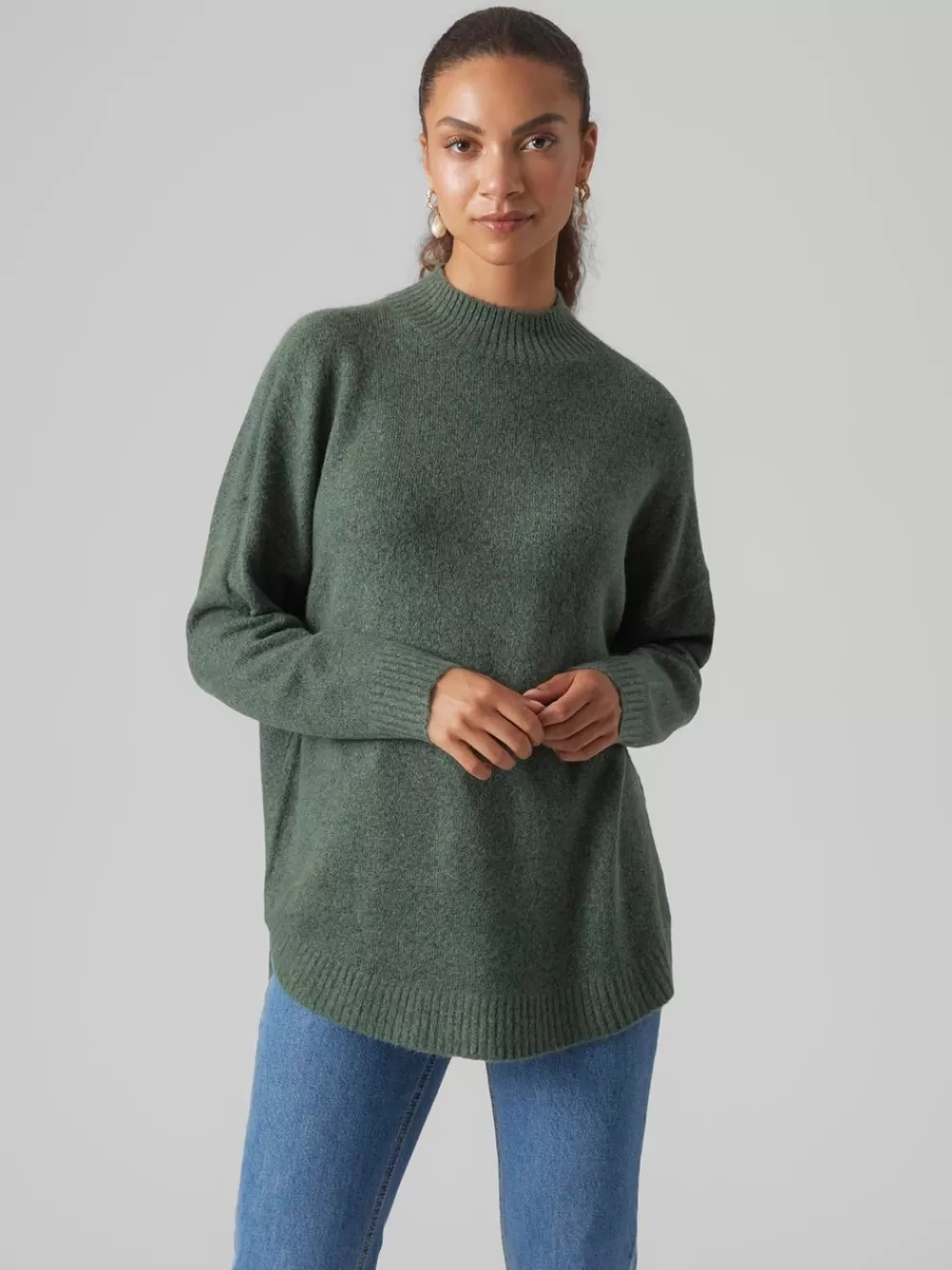 VERO MODA VMPLAZA Neulepuserot Dark Forest Sale