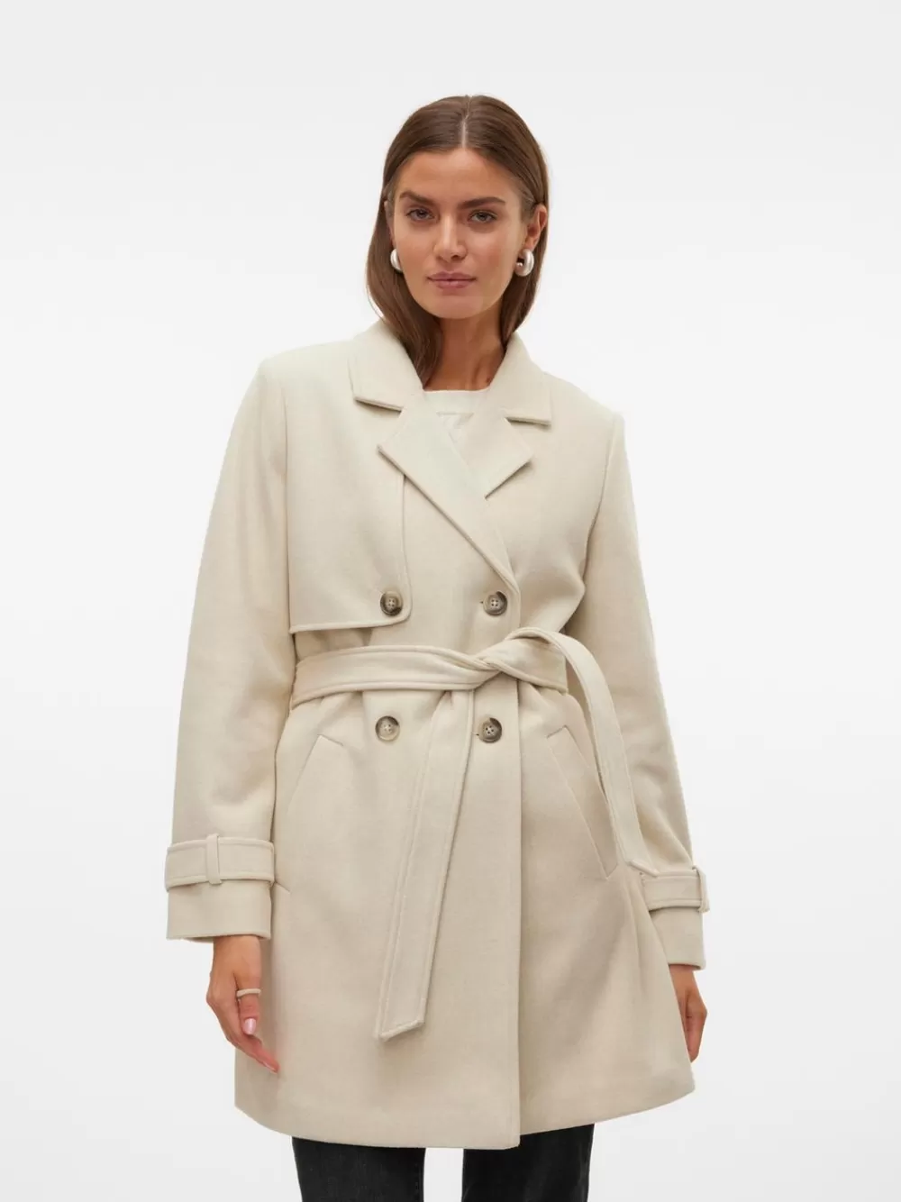 VERO MODA VMPOPAMY Trenssit Oatmeal Flash Sale