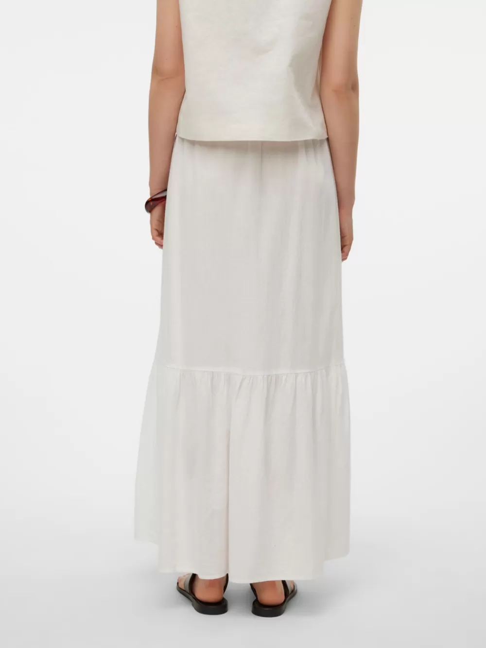 VERO MODA VMPRETTY Korkea vyötärö Pitkä hame Snow White Sale