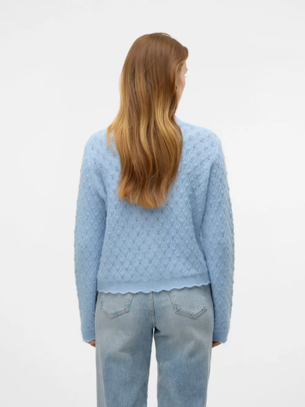 VERO MODA VMPURDIE Neuletakit Cashmere Blue Best Sale