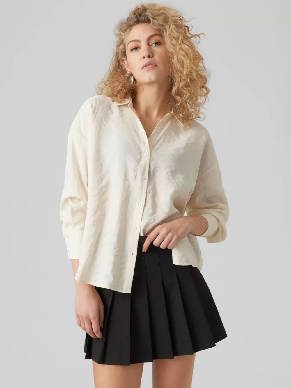 VERO MODA VMQUEENY Paidat Antique White Hot