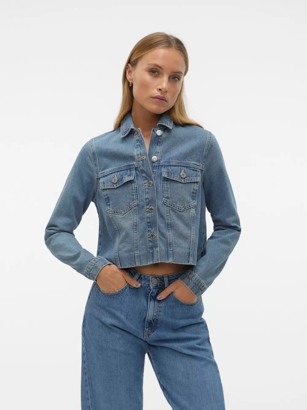 VERO MODA VMRAY Takit Medium Blue Denim Cheap