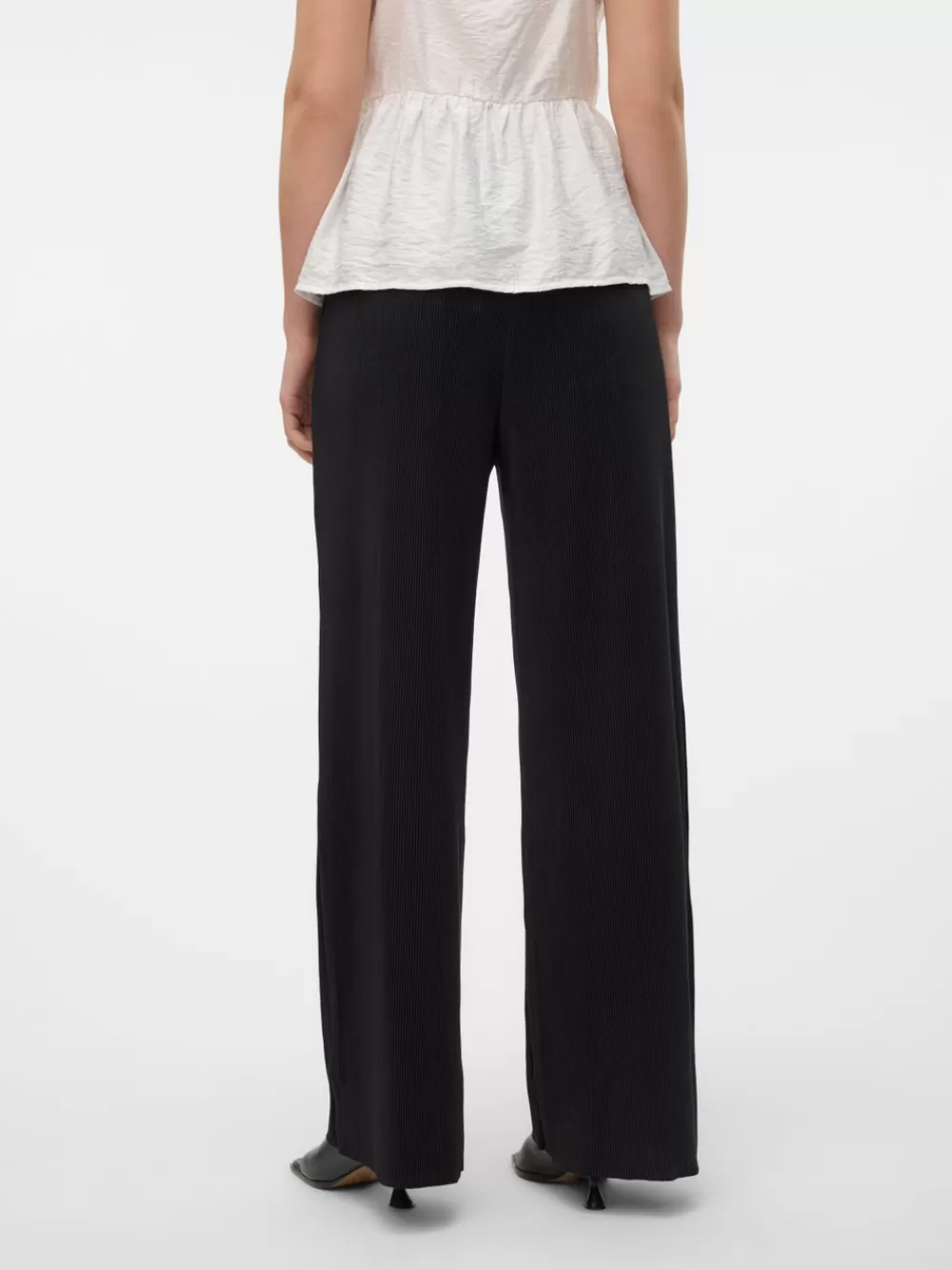 VERO MODA VMRAYA Korkea vyötärö Housut Black Clearance