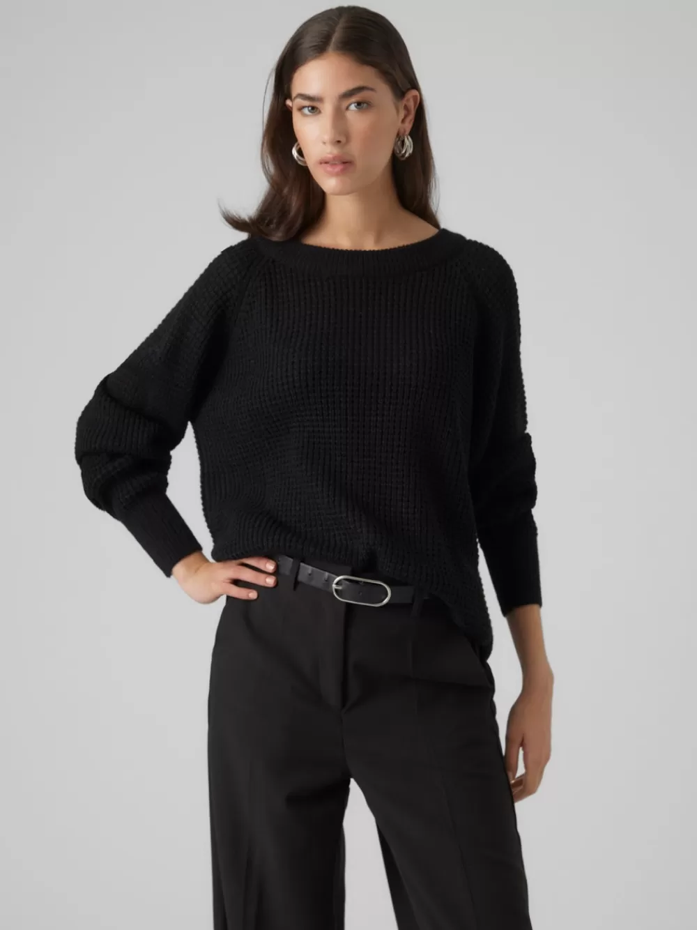 VERO MODA VMRICIENEW Neulepuserot Black Fashion