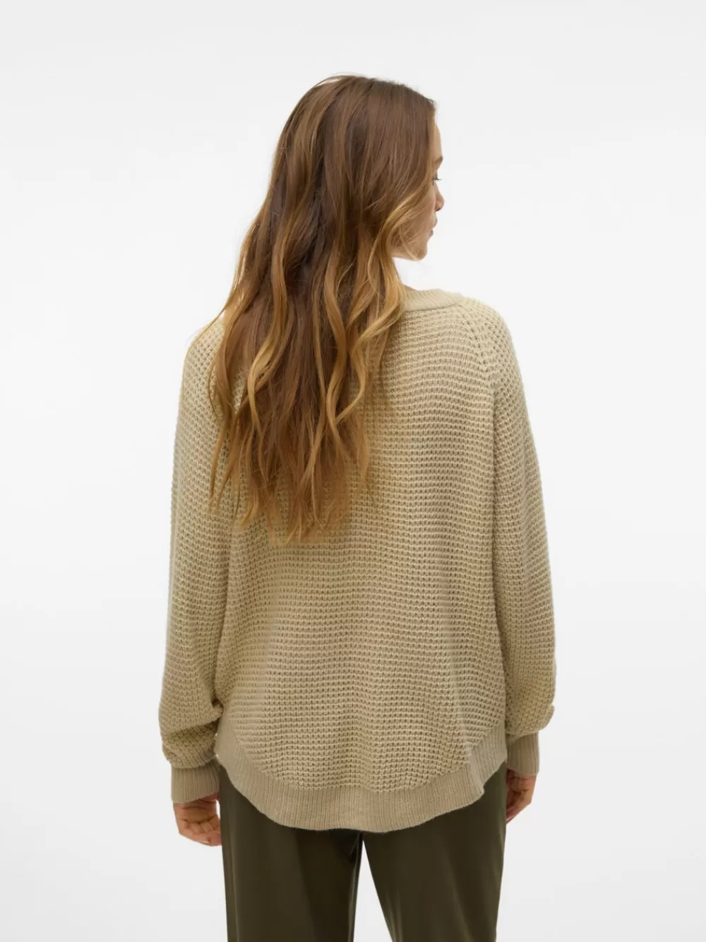 VERO MODA VMRICIENEW Neulepuserot Oatmeal Fashion