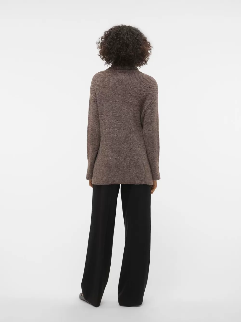 VERO MODA VMRIKI Neulepuserot Taupe Gray Cheap