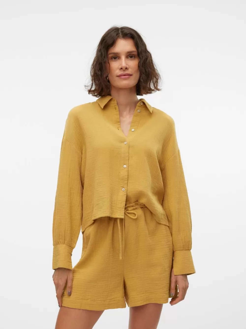 VERO MODA VMRIKKE Paidat Mustard Gold Online