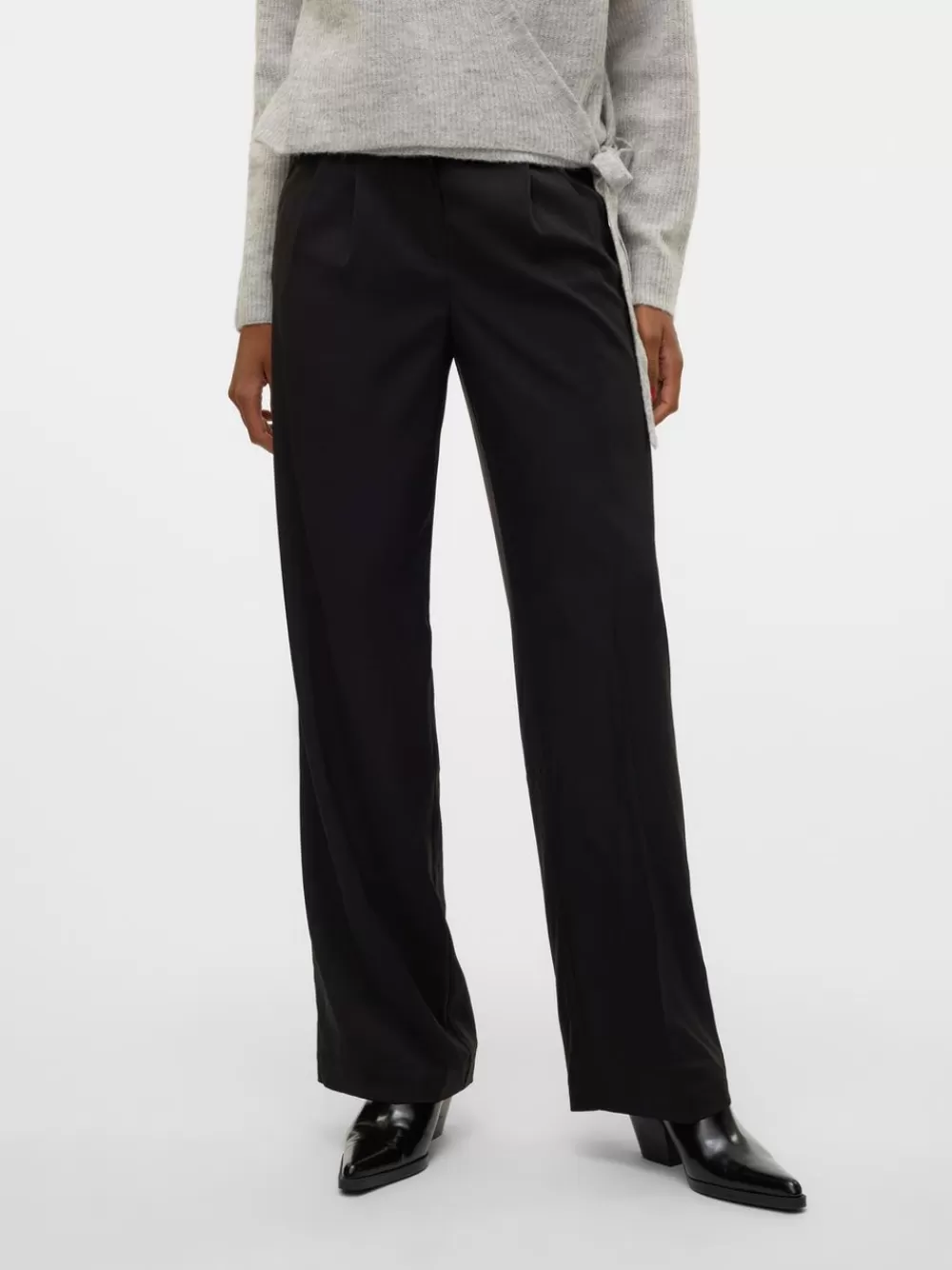 VERO MODA VMRITA Normaali vyötärö Housut Black Discount