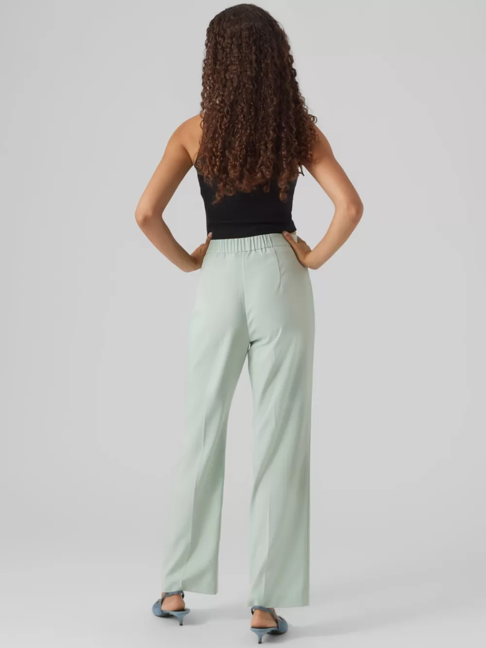 VERO MODA VMRITA Normaali vyötärö Housut Silt Green Store