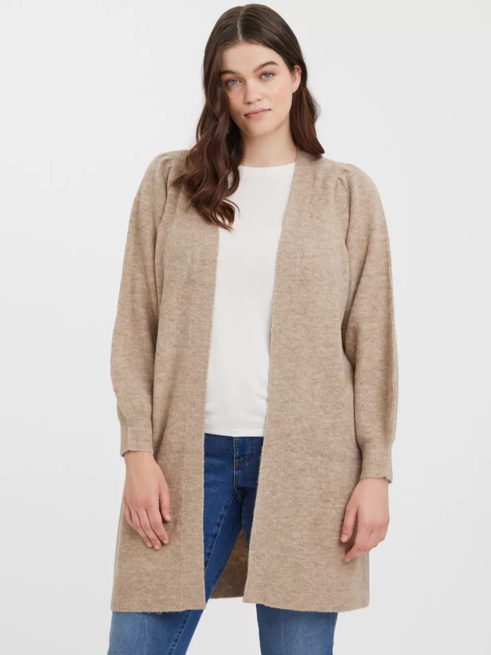 VERO MODA VMRUBELLEFILE Neuletakit Silver Mink Hot