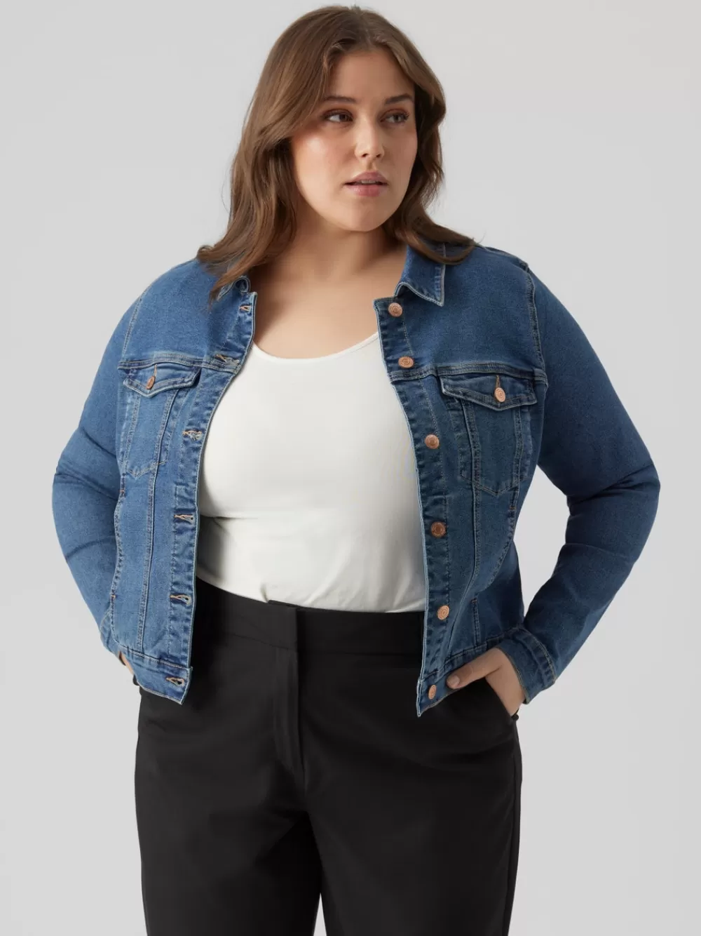 VERO MODA VMRUNA Takit Medium Blue Denim Discount