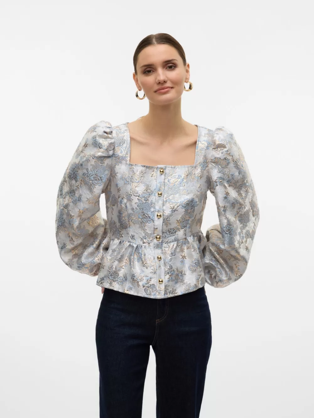 VERO MODA VMSALLY Topit Silver Hot