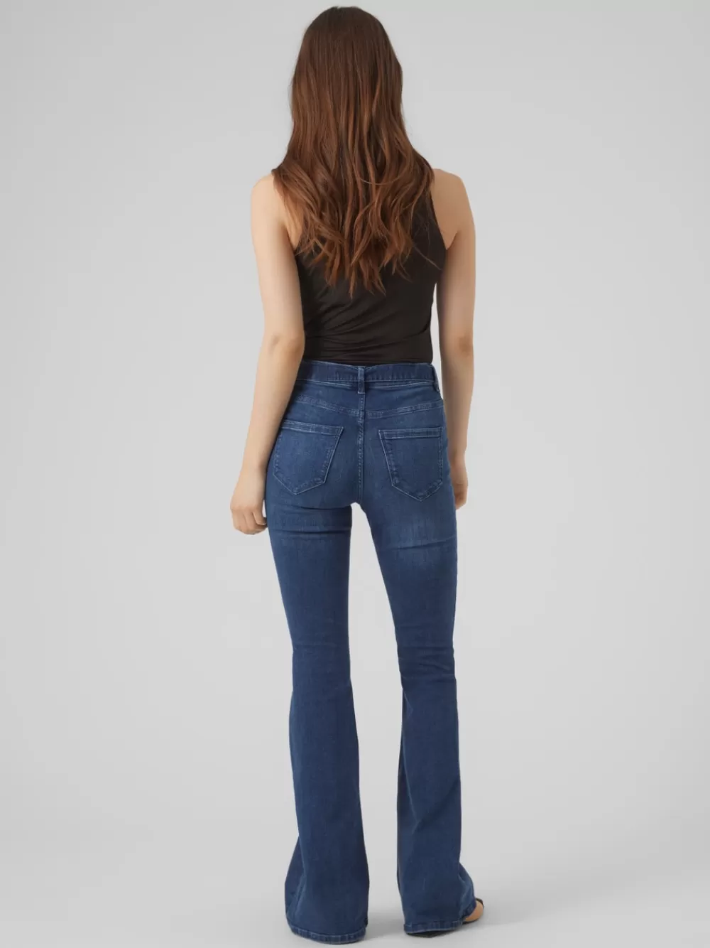 VERO MODA VMSIGA Flared fit Farkut Medium Blue Denim Clearance