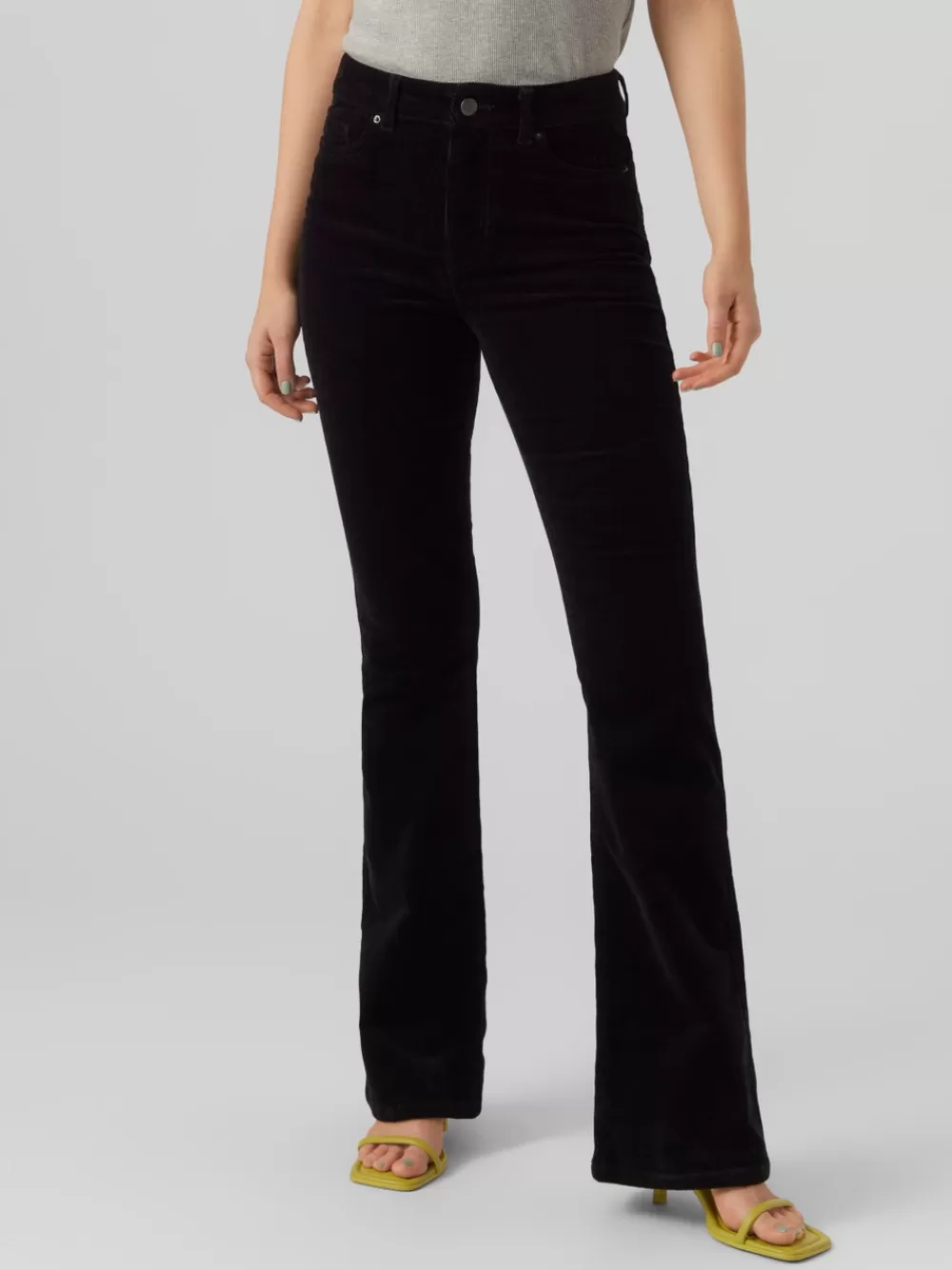 VERO MODA VMSIGA Korkea vyötärö Housut Black Best Sale